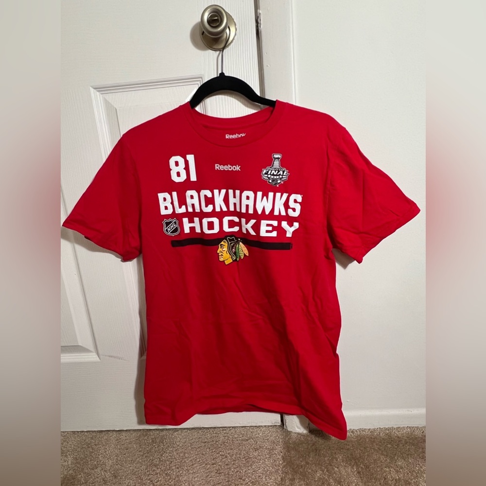Kids Blackhawk’s Reebok Hossa T-shirt